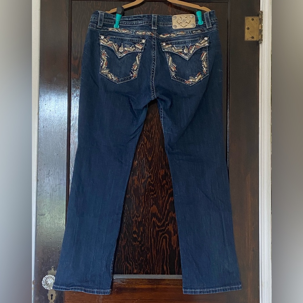 EU34 Buckle Miss Me Embellished Jeans